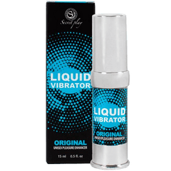 SECRETPLAY - VIBRADOR LIQUIDO ESTIMULADOR UNISEX 15 ML.