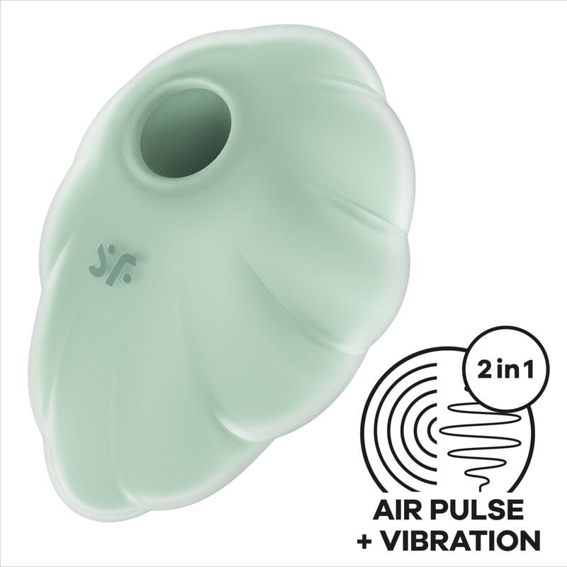 SATISFYER - CLOUD DANCER VERDE VIBRADOR AIR - Imagen 4