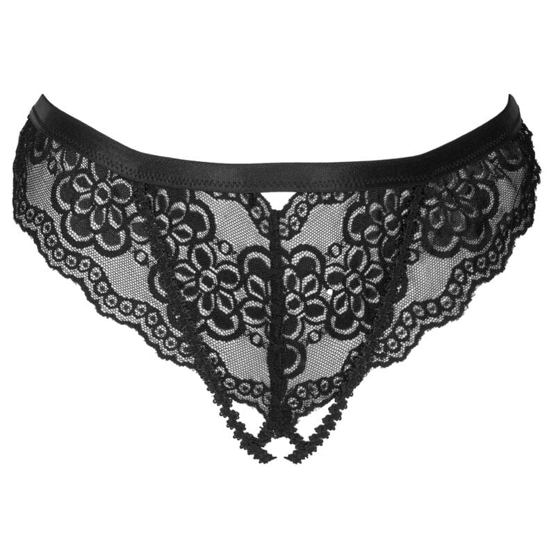 LIVCO CORSETTI FASHION - OKSURIN PANTY CON APERTURA NEGRO - Imagen 3