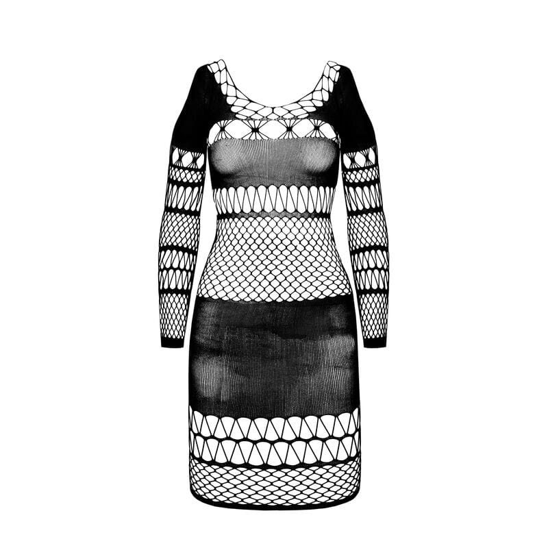 PASSION - BS 105 BODYSTOCKING BLANCO TALLA ÚNICA - Imagen 3