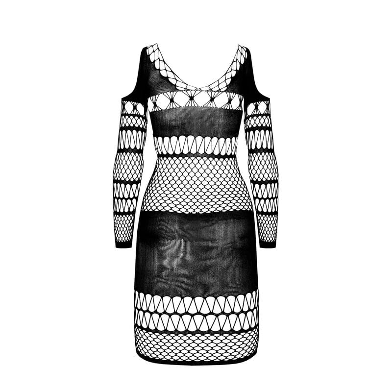 PASSION - BS 105 BODYSTOCKING BLANCO TALLA ÚNICA - Imagen 4